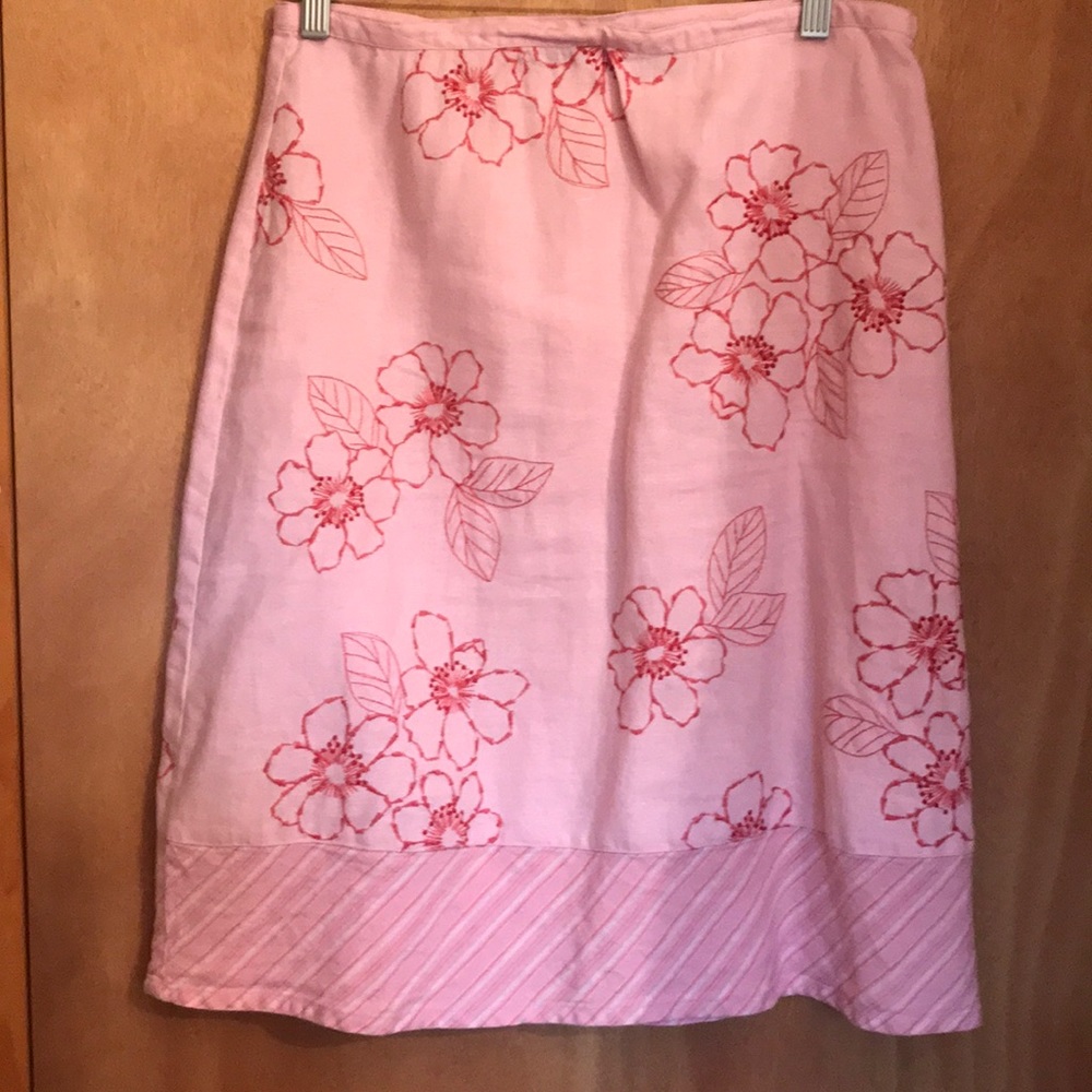 Eddie Bauer linen skirt